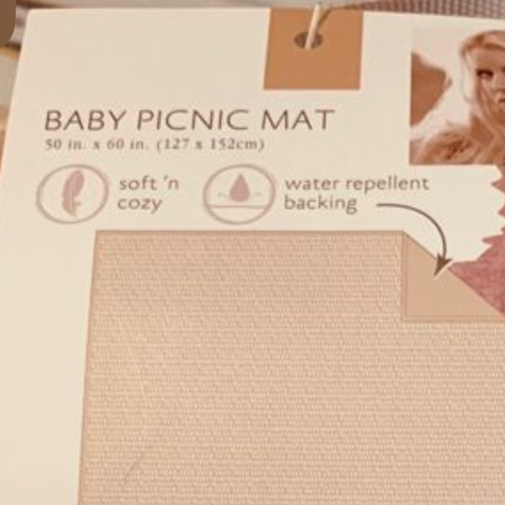 Baby picnic or play mat by Jessica Simpson Baby NWOT - Picture 4 of 4